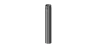 Preview: Rauchrohr 1000mm Längenelement mit Drosselklappe - 120 mm - schwarz